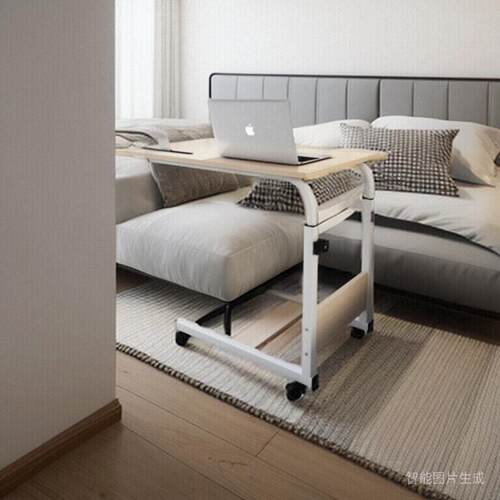 简易笔记型电脑桌懒人床边桌书桌家用简约床上桌可以移动升降桌子