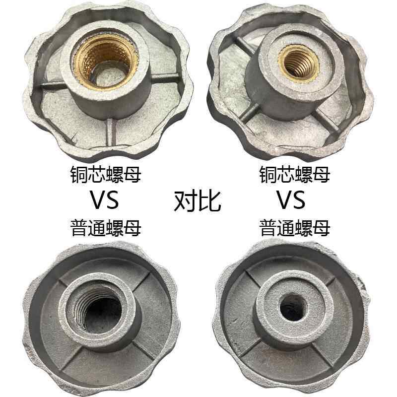 抽油烟机风轮叶轮螺母帽配件铜芯锁紧固定螺丝反丝正丝右电机通用