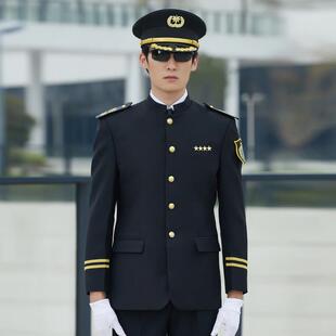 高档修身保安工作服春秋礼仪制服安保物业房地产酒店形象岗礼宾服