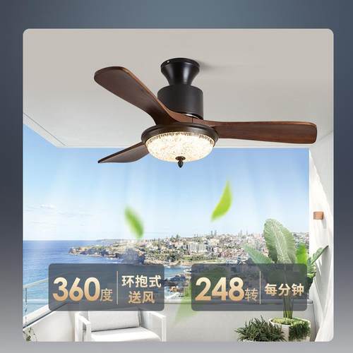 风中古风扇灯客美厅式吊扇灯风法复6古卧室风扇灯餐厅式大厅风扇