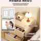 免安装 古奶油风简约现代收 实床头柜025新小型NGS家2用卧室木中款
