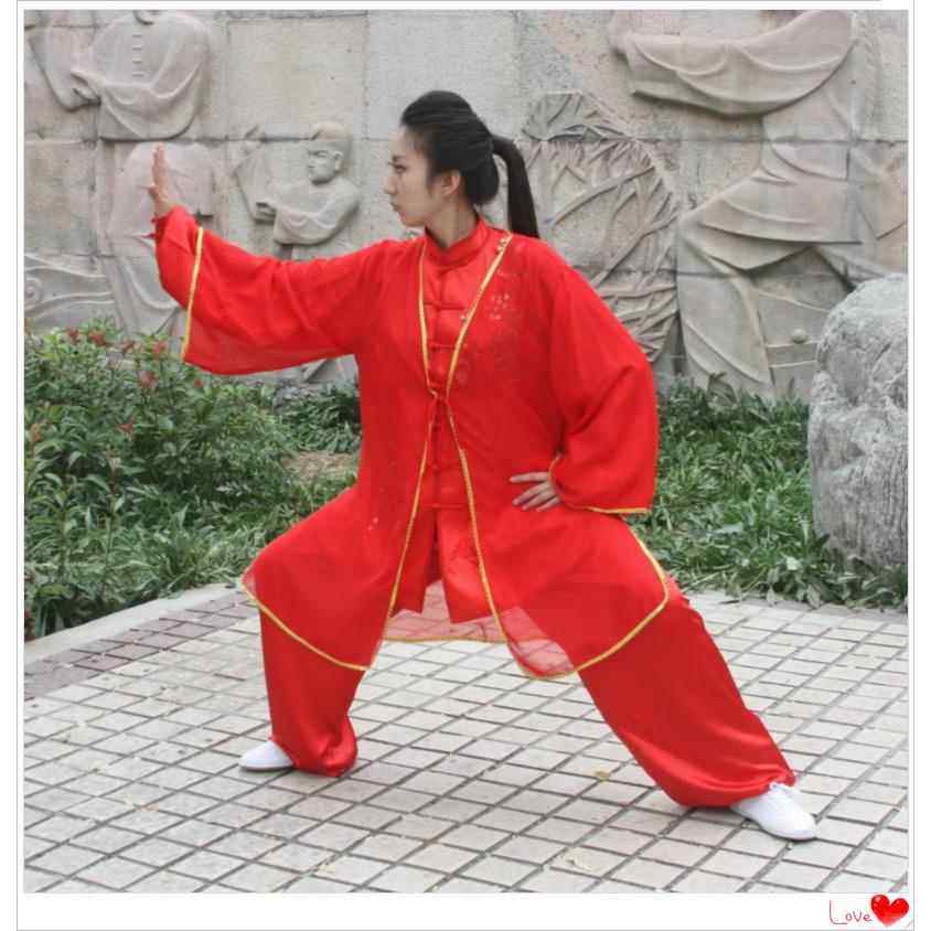 高档特别太惠极古韵精品男女太极服装武术装表演服装面服纱多色可