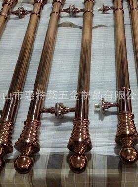 新玻中式不锈钢欧式KTV推拉门纹拉直手红古拉定制手酒店豪华璃门把手