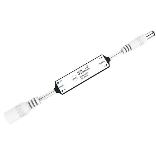 V1-W 1通道恒压单⾊LED微型2.4GRF控制器信号自动中继12-24V75W认