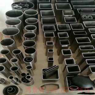 304不锈钢空心圆管拉丝方管矩管201非标异形管无缝管激光切割钻孔