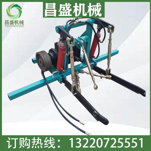 农用履带收割机改装旋耕机打浆机灭茬机转换箱支架全套配件升降式