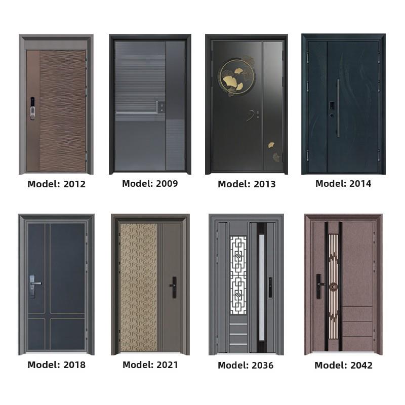 入户门304不锈钢防盗门家用子母门安全门智能大门指纹锁进户门