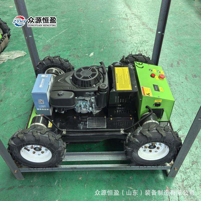 路边轮式智能遥控割草车 绿化带草坪除草机 众源550S四轮割草机