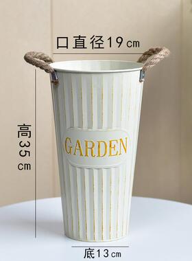 花桶空桶专用塑料摆摊养花大花插花高端大创意摆件神器客厅花店号