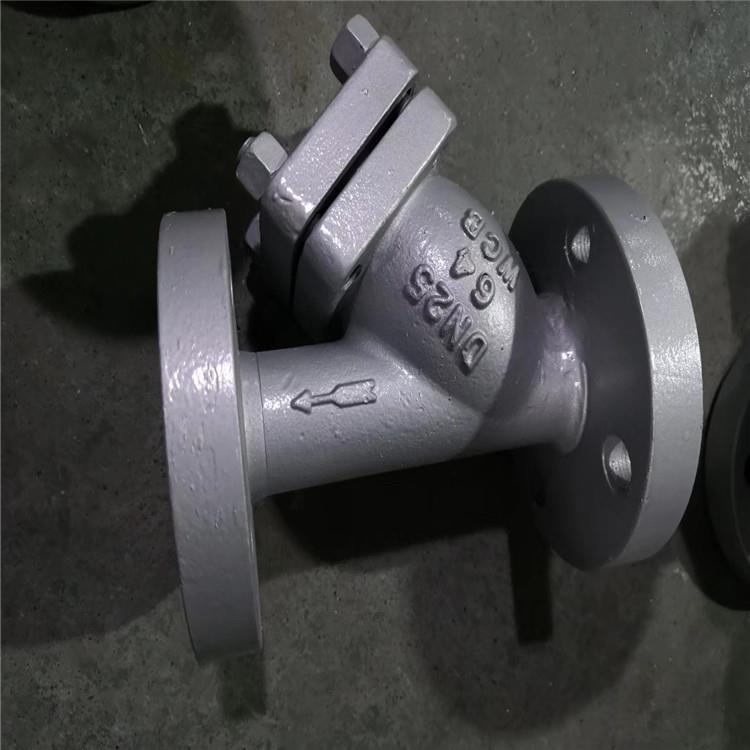 Y型过滤器GL41H-10P不锈钢法兰全通经过滤器水泵暖气蒸汽