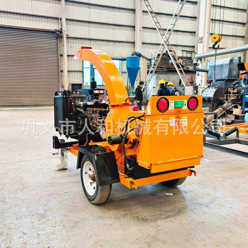 园林桑树粉碎机54树枝移动枝条小型树枝机松树马力枝碎杂木粉碎机