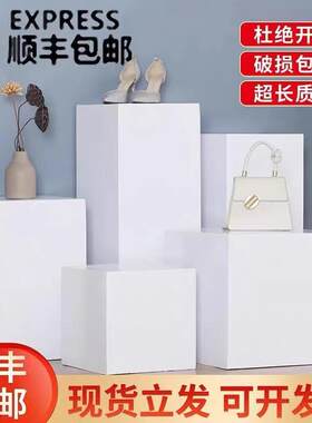 展台展示台摆件地推橱窗长方体促销木制烤漆产品模特底座高低展台