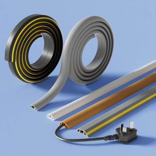 Surface-mounted PVC wire trough, invisible floor-pressed wir