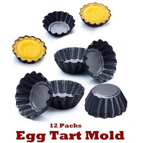 Egg Tart Mold Cupcake Cake Muffin Mold Tin Pan Baking Tool