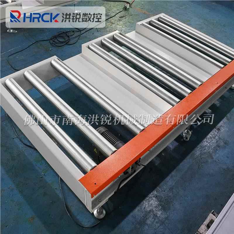 辊小型HR-3T-DL动力链轮滚筒送机3吨叉车位地线机木料加工流水传