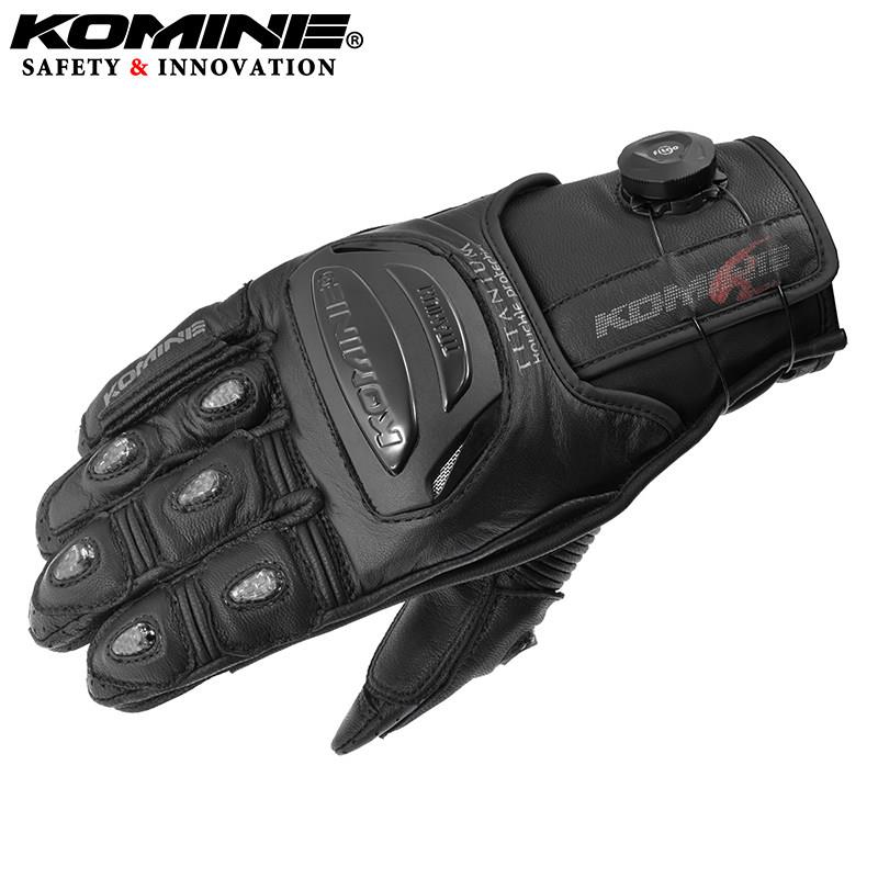 KOMINE 机车骑行手套机车男女夏季防摔透气机车全指GK-254/214