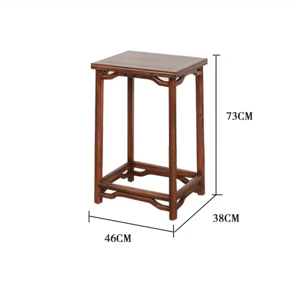 高档老榆式木坯白茬仿古太师白椅圈实椅茶椅靠背椅新中散装木组装