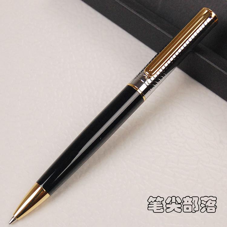 黄铜金属圆珠笔原子笔铜笔旋转出芯G2笔芯L028