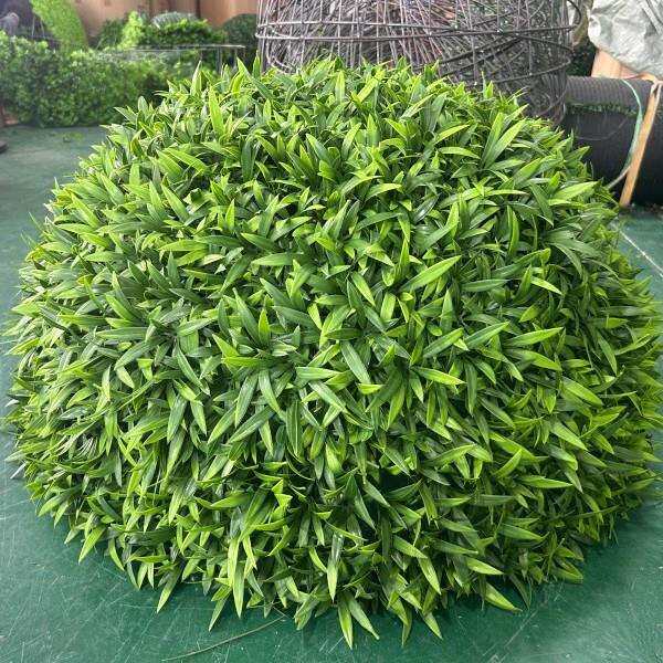 户外绿植井盖遮挡装饰品绿植球仿真绿植薰衣草叶草球装饰米兰草球