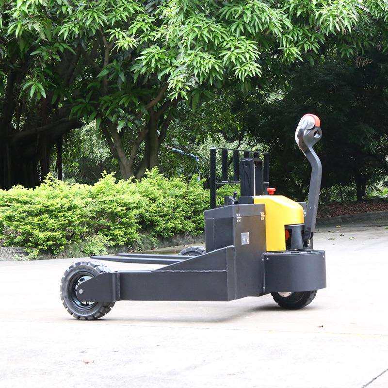 hoular好拉小型搬运车电动叉车越野山地型大轮泥土充气轮工地叉车