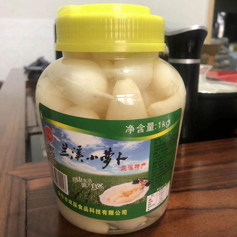 【兰溪小萝卜】特产坛香园酸辣泡椒小萝卜装开胃腌制泡菜下饭1kg