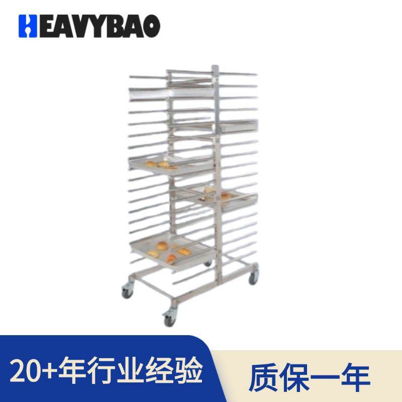 18层加厚不锈钢份盘钢支车定做层架推车面包烘培盘车商用