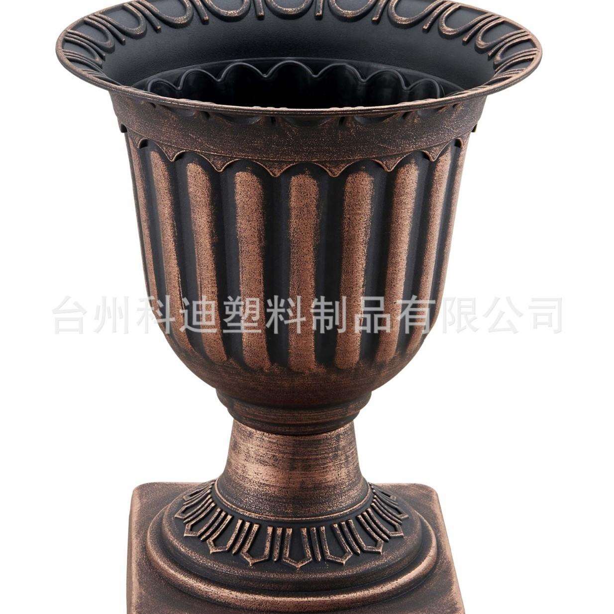 外贸出口供应KD2952S仿古刷漆系列组合盆奖杯盆路引婚庆用品
