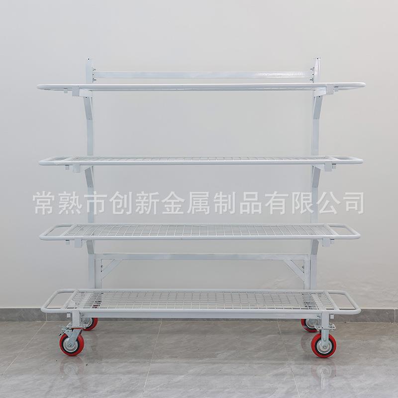 松布格架车脱间片推车裁146卸滚轮周转车多层网单双面布料车