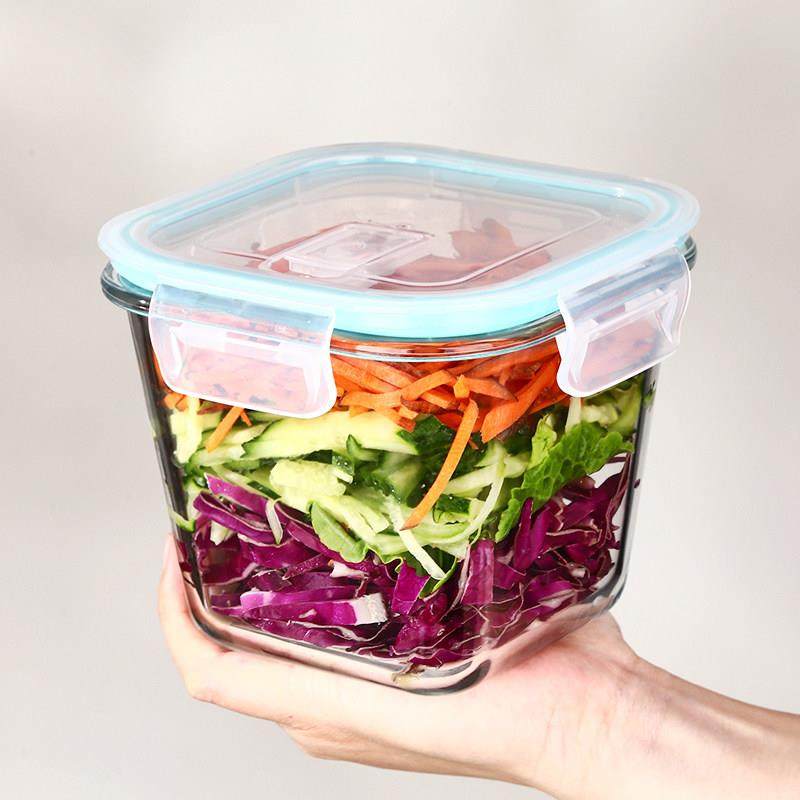 玻璃保鲜饭盒微波炉加热专用上班族带盖子汤碗耐高温泡菜便当餐汤,餐饮具,保鲜盒,淘宝优惠券,粉丝福利购,淘宝优惠卷