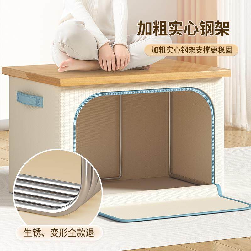 衣服被子收纳箱家用大容量衣物整理布艺折叠储物筐搬家打包袋,收纳整理,收纳箱,淘宝优惠券,粉丝福利购,淘宝优惠卷