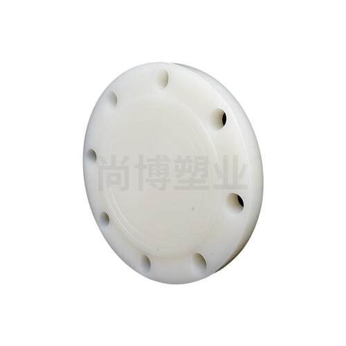 PVDF 法兰盲板厂家供应仿防腐pvdf开孔法兰盲板化工塑料管