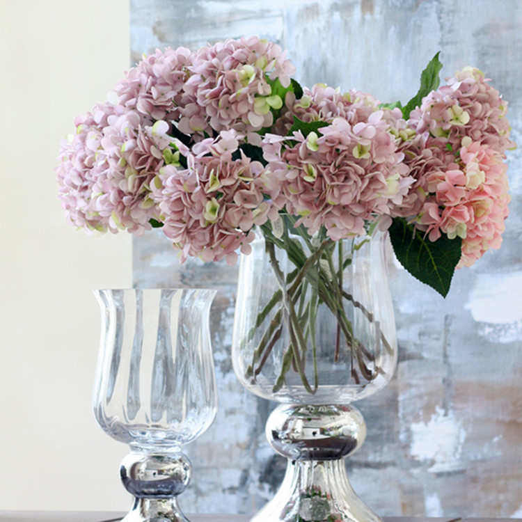 桔子红了 美式镀银底座高脚玻璃花瓶 创意家居桌面摆件 批发,家居饰品,花瓶,淘宝优惠券,粉丝福利购,淘宝优惠卷