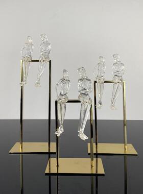 现代简约新中式脂小无猜摆件书房两客厅电时视台书柜树尚轻装RLB