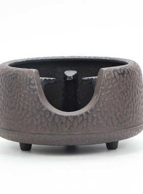 伍德炭炉日式铁壶风炉底座南部铁器茶炉家用复古围炉煮茶的炉批发