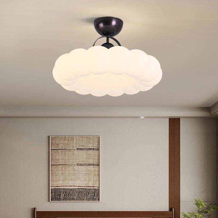 法Lighting式复古卧室油顶灯中房古奶风餐厅灯全光吸谱护眼书灯具