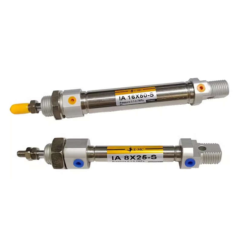 原装EMC亿太诺IA/IAC迷你型气缸8/10/12/16/20/25X20X50X75X100-S