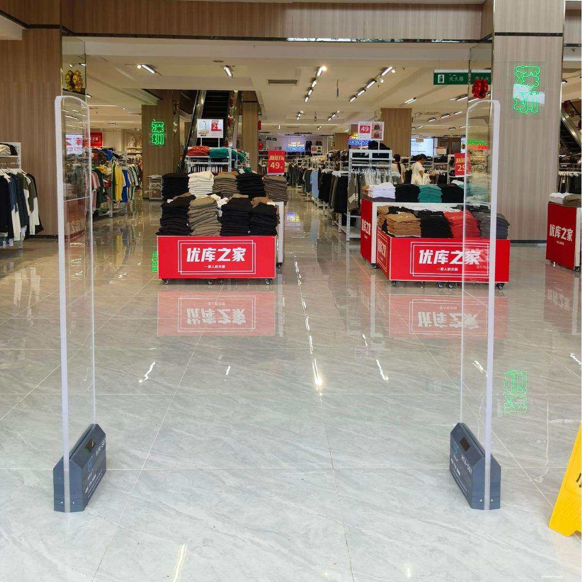 鸿泰安亚克力射频防盗门 服装店防盗报警器超市防盗安全门