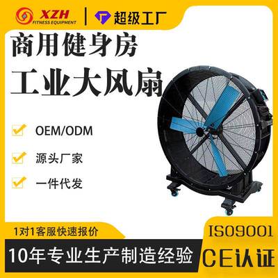 商用风扇永磁无极调速电机强力趴地台式大风量大功率可移动工业