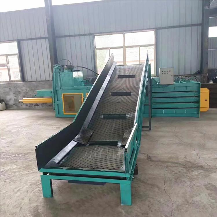 全动式液压废纸打包机饮价格废旧油LF-DBJ16漆桶压扁机废品自卧料