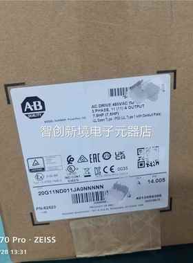 全新克原装正品AB 罗韦变频器n 20g11d011ja0nnn尔nn议价