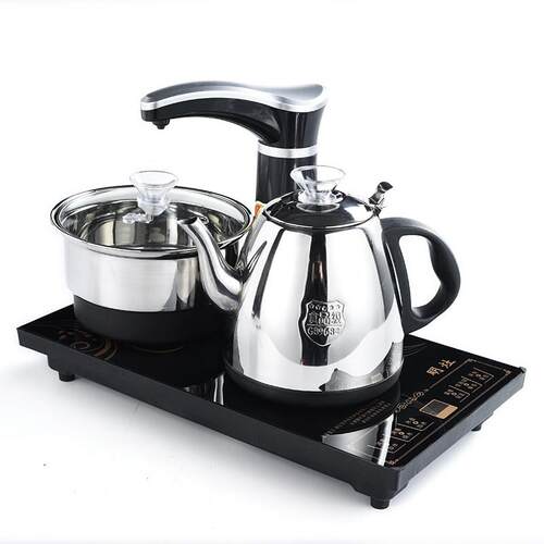 明灶智能全自动泡茶炉自动上水烧水壶嵌入式四合一消毒电磁炉家用