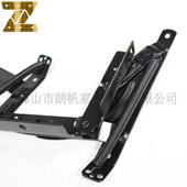 供货摇臂铰连沙发床两端摇摆铰功能黑色不锈钢床五金配件