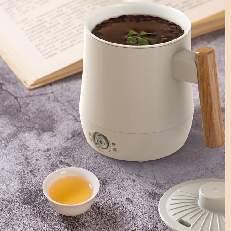 宿舍小功率烧水壶学生寝室迷你小型电热水壶100W200W煮面锅煮粥杯