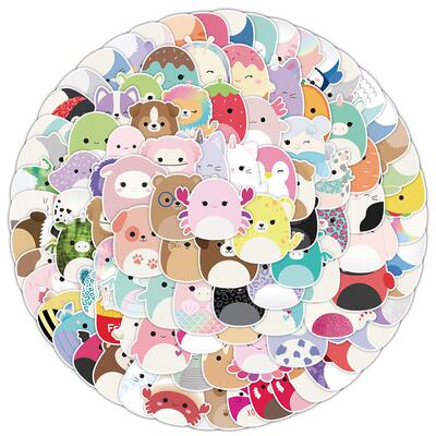 10/30/50/100pcs Kawaii Animal Cartoon Stickers Aesthetic Cut