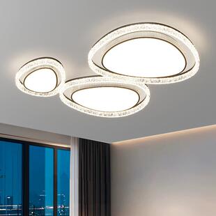 全光谱主护眼吸顶灯长方LED卧形室灯客62厅灯套现代简约中山灯具