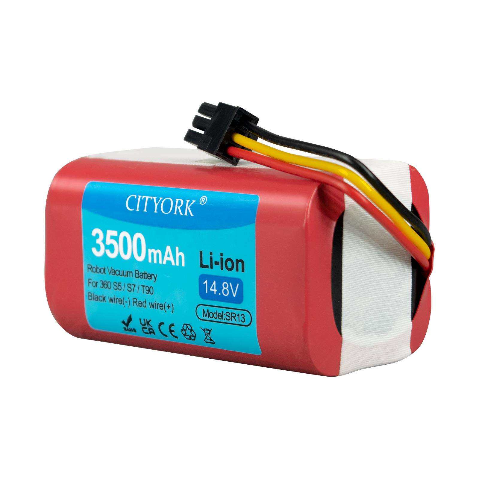 适用360扫地机器人电池S5/S7/T90/S6/C50智能扫地机配件锂电