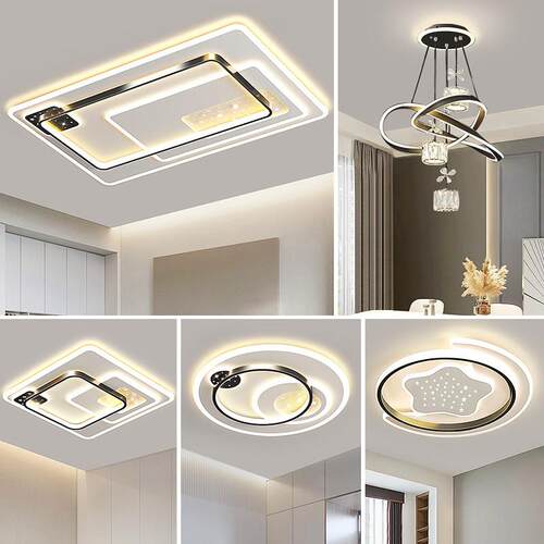 中山灯具全屋套餐客厅主灯简约现代大厅灯led吸顶灯家用轻奢灯具