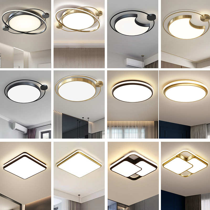 卧室灯吸顶灯现代简约创意北欧家用过道阳台极简灯饰网红房间灯具