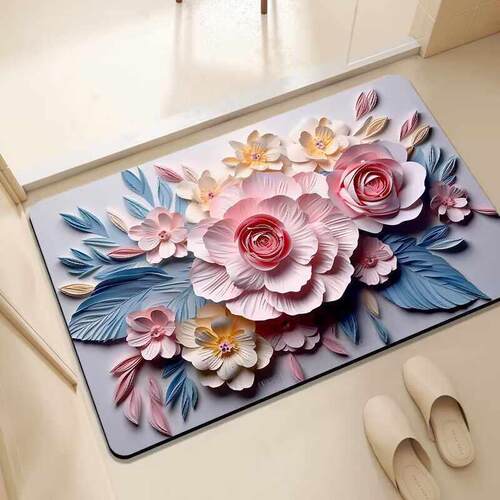 bathroom absorbent anti slip bathroom mat硅藻泥浴室吸水垫