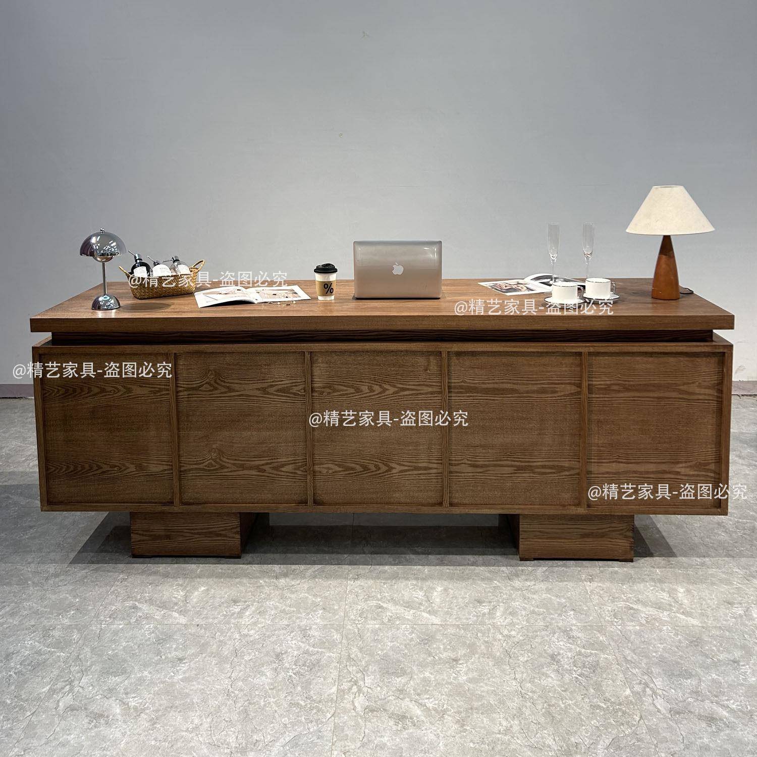 简约实木收银台吧台烤漆前台接待台服装店柜台店铺小型蛋糕店柜台
